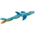 Petstages Stuffing-Free Floppy Shark Plush Dog Toy, Large, Blue, Large