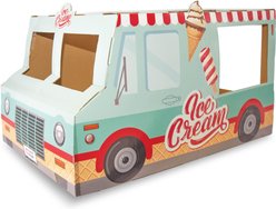 Catstages Kitty Cat Play Condo Ice Cream Truck Cat Toy, Mint