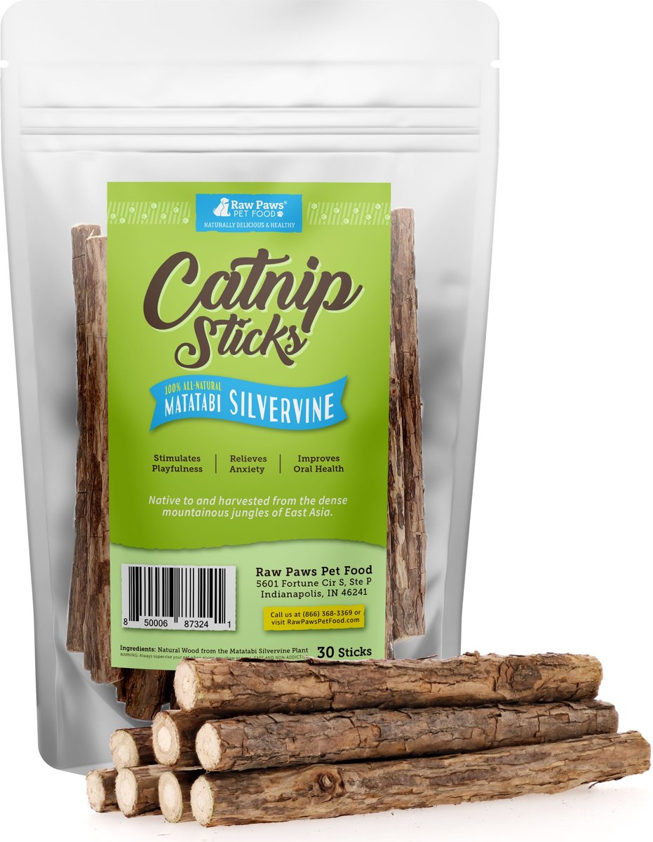 Catnip store chew sticks