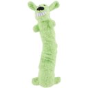 Multipet Loofa Bungee Scrunchy Squeaky Plush Dog Toy, Color Varies