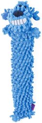 Multipet Loofa Floppy Squeaky Plush Dog Toy, Color Varies, 12-in