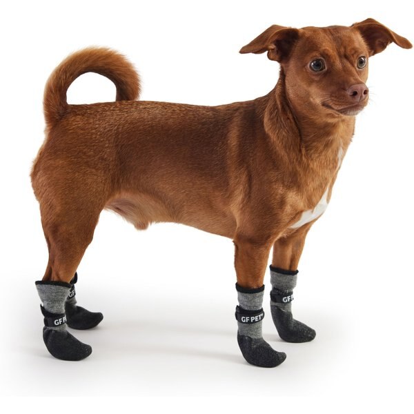 BARK BRITE All Weather Reflective Neoprene Dog Boots, 4 count, Large