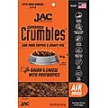 JAC Pet Nutrition Air-Dried Bacon & Cheese Superfood Crumbles Dog Food Topper, 8-oz pouch