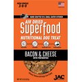 JAC Pet Nutrition Air-Dried Bacon & Cheese Superfood Dog Treat, 8-oz pouch