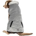 PetRageous Designs Tahoe Puffer Dog Coat, Silver, XX-Large