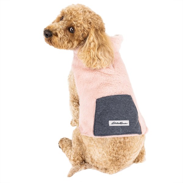 PETRAGEOUS DESIGNS Colorblock Radiator Fleece Dog Puffer Coat, Teal ...