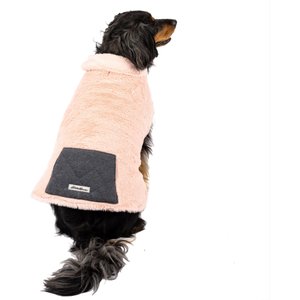 PetRageous Designs Eddie Bauer Pet Laurel Reversible Dog Coat, Pink, Large
