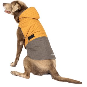 PetRageous Designs Eddie Bauer Pet Richaland Two-Tone Quilted Dog Puffer Jacket, Brown, XX-Large