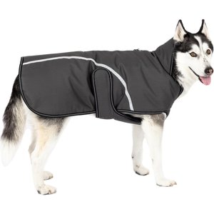 PetRageous Designs Calgary Harness Dog Coat, Charcoal, X-Large