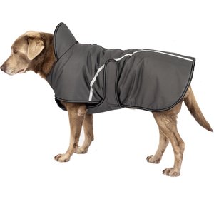 PetRageous Designs Calgary Harness Dog Coat, Charcoal, XX-Large
