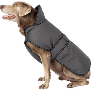 PetRageous Designs Juneau Dog Coat, Gray, XX-Large