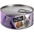 Fussie Cat Fine Dining Pate Mackerel with Beef Entrée Wet Cat Food, 2.82-oz can, case of 24