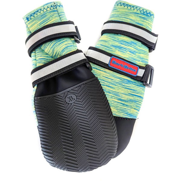 BARK BRITE Lightweight Neoprene Paw Protector Dog Boots, Blue, XLarge