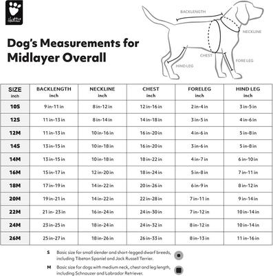 Show full view: Hurtta Midlayer Overall Dog Coat, Blackberry, 14-in slide 3 of 5
