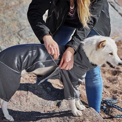 Show full view: Hurtta Midlayer Overall Dog Coat, Blackberry, 24-in slide 4 of 5