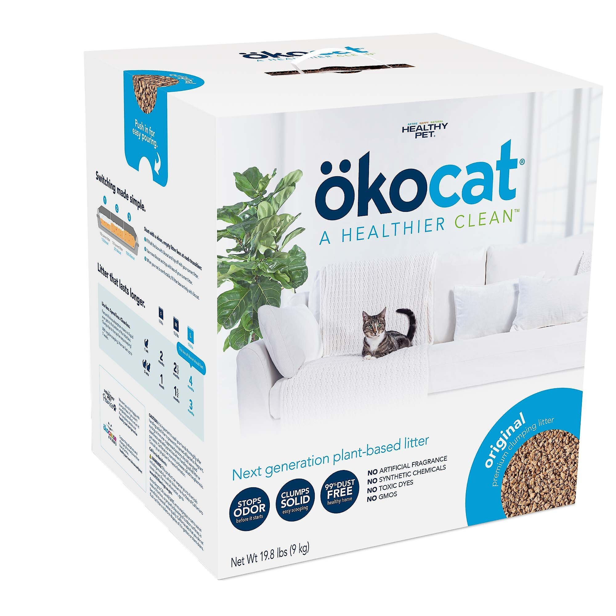 OKOCAT Original Premium Wood Clumping Cat Litter Customer Questions