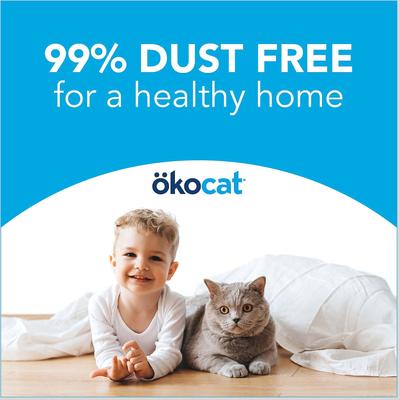 Show full view: Okocat Original Premium Wood Clumping Cat Litter, 19.8-lb box slide 7 of 11