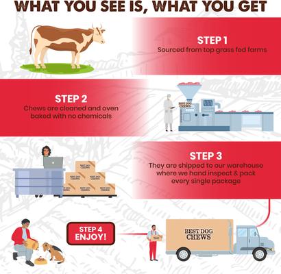 Show full view: Best Dog Chews Trachea Flats Beef Flavored Dog Chews, 12 count slide 7 of 7