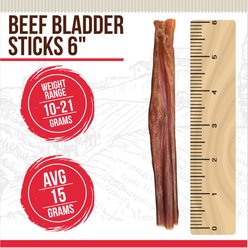 Best Dog Chews Bladder Sticks Beef Flavored 6-in Dog Chews, 12 count slide 2 of 6