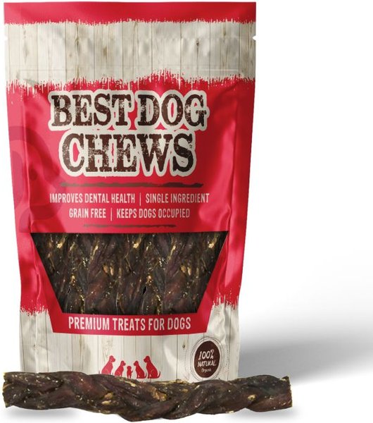 BEST DOG CHEWS Pig Pizzle Pork Flavored Dog Chews, 6 count - Chewy.com