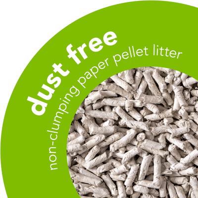 Show full view: Okocat Dust-Free Unscented Non-Clumping Paper Pellet Cat Litter, 12.3-lb box slide 5 of 12