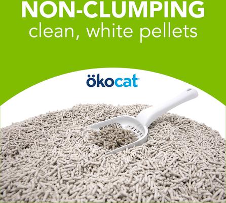 Show full view: Okocat Dust-Free Unscented Non-Clumping Paper Pellet Cat Litter, 12.3-lb box slide 7 of 12