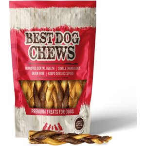 Best Dog Chews Braided 12-in Bully Sticks Dog Treats