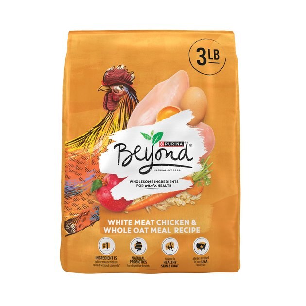 PURINA BEYOND Simply White Meat Chicken & Whole Oat Meal Recipe Dry Cat ...