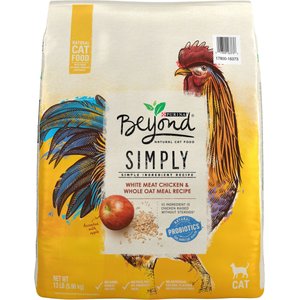 Purina Beyond Simply White Meat Chicken & Whole Oat Meal Recipe Dry Cat Food, 13-lb bag