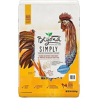 Purina Beyond Simple Ingredient Farm Raised Chicken & Whole Barley Recipe Natural Dry Dog Food, 24-lb bag slide 1 of 9