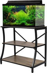 Aquatic Fundamentals Kyndall Laine Home Swerved Front Leg 3-Tier Fish Aquarium Stand, 29/37-gal