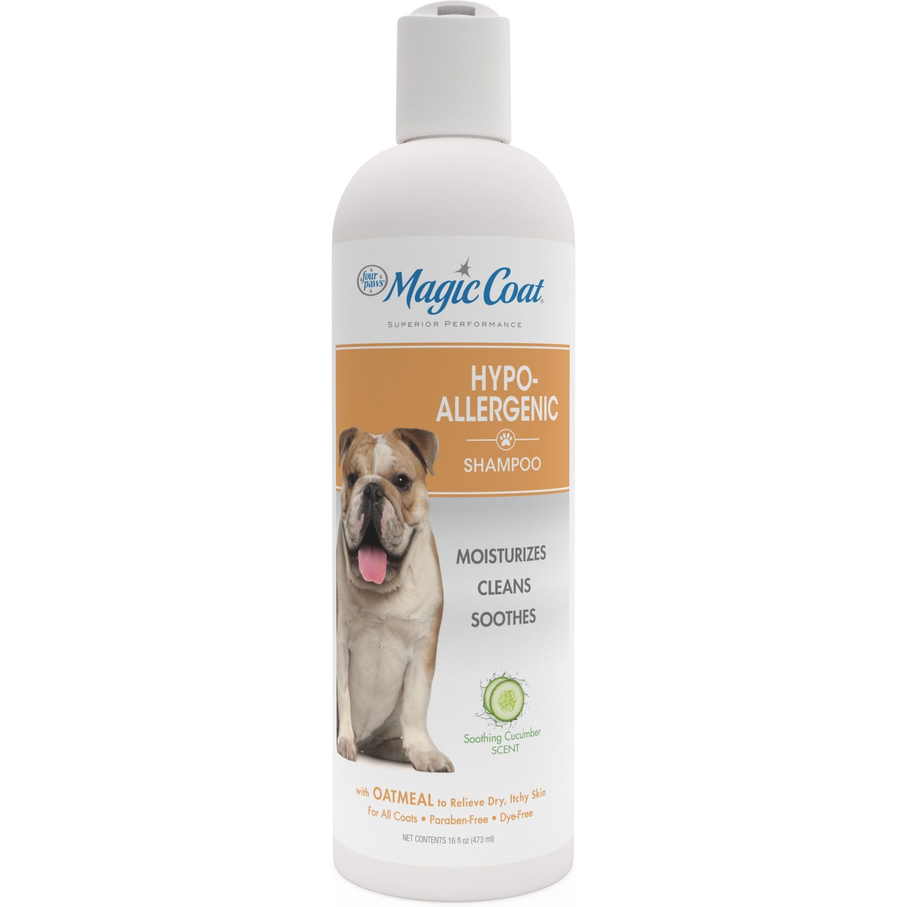FOUR PAWS Magic Coat Hypo Allergenic Dog Shampoo, 16oz bottle