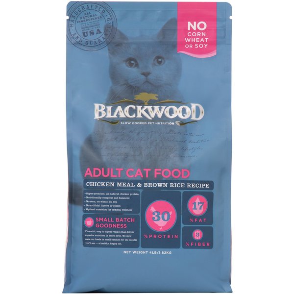 BLACKWOOD Chicken Meal Rice Recipe Indoor Formula Dry Cat Food