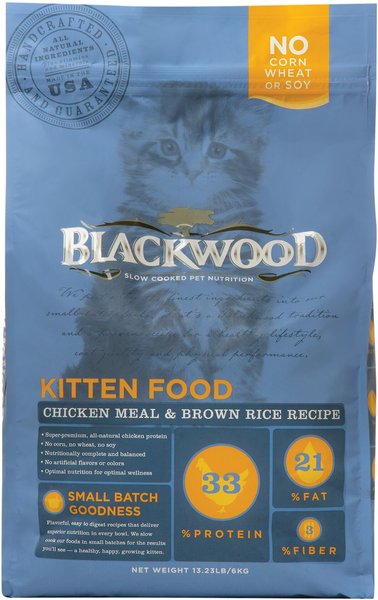 Blackwood Chicken Meal & Rice Recipe Kitten Formula Dry Cat Food, 4-lb bag slide 1 of 8