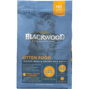 Blackwood Chicken Meal & Rice Recipe Kitten Formula Dry Cat Food, 4-lb bag