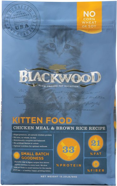 Blackwood Chicken Meal & Rice Recipe Kitten Formula Dry Cat Food, 13.22-lb bag slide 1 of 8