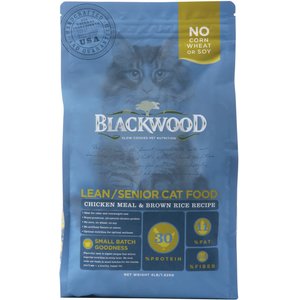 Blackwood Chicken Meal & Rice Recipe Lean Dry Cat Food, 4-lb bag