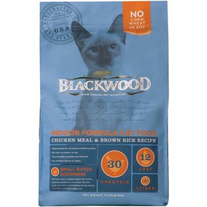 Blackwood Chicken Meal & Rice Recipe Indoor Formula Dry Cat Food, 13.22-lb bag
