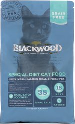 Blackwood Duck Meal, Salmon Meal & Field Pea Grain-Free Dry Cat Food, 13.22-lb bag