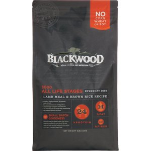Blackwood 3000 Lamb Meal & Brown Rice Recipe Everyday Diet Dry Dog Food, 15-lb bag