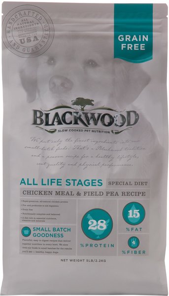 Blackwood Chicken Meal & Field Pea Recipe Grain-Free Dry Dog Food, 15-lb bag slide 1 of 8