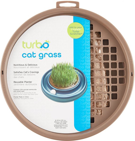 Bergan Turbo Scratcher Cat Grass slide 1 of 3
