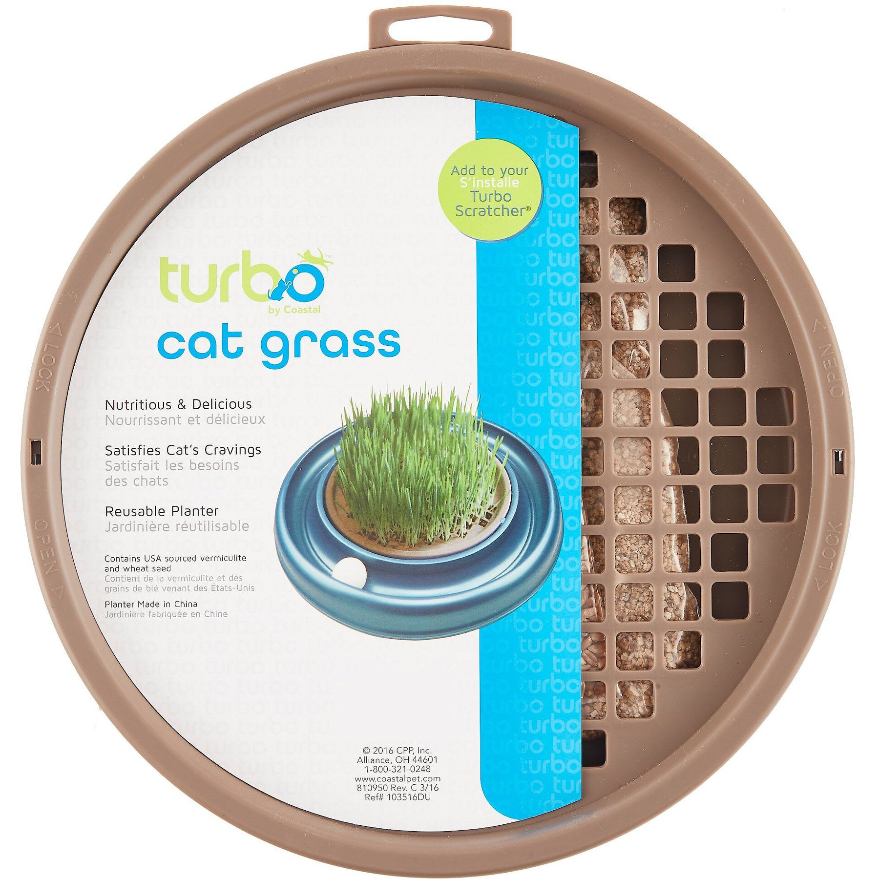 BERGAN Turbo Scratcher Cat Grass Chewy