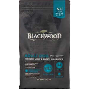 Blackwood Chicken Meal & Rice Recipe Everyday Diet Adult Dry Dog Food, 5-lb bag