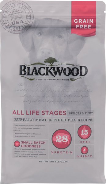 Blackwood Buffalo Meal & Field Pea Recipe Grain-Free Dry Dog Food, 30-lb bag slide 1 of 8
