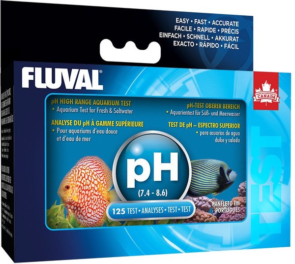 Fluval Fresh & Salt pH High Range Fish Water Test Kit