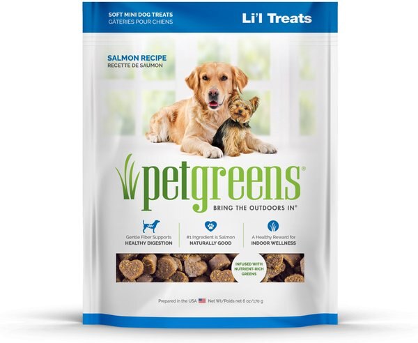 Pet Greens Healthy Salmon Semi-Moist Li'l Dog Treats
