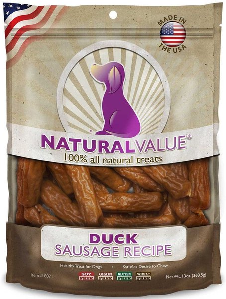 Loving Pets Natural Value Duck Dog Jerky Treat, 13-oz bag
