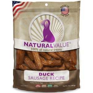 Loving Pets Natural Value Duck Dog Jerky Treat, 13-oz bag