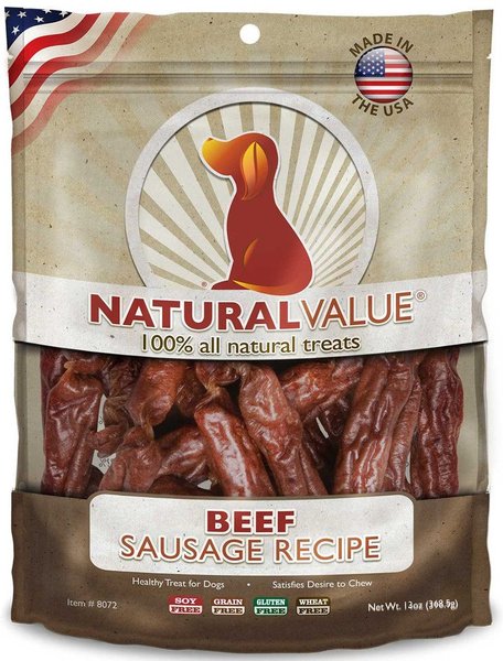 Loving Pets Natural Value Beef Dog Jerky Treat, 13-oz bag slide 1 of 3
